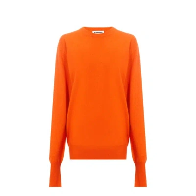 Jil Sander Cashmere Jumper In Orange