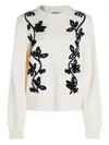 Jil Sander Embroidered Wool Jumper
