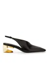 Jil Sander Woman Pumps Black Size 7 Leather In Black