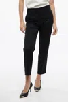 Jil Sander Pure Cotton Chinos Pants With Concealed Closure In Blue