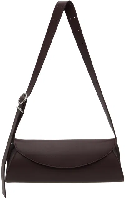 Jil Sander Purple Cannolo Bag In 602 Plum