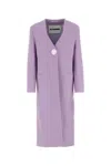 Jil Sander Women's Lilac Cashmere Coat In Purple