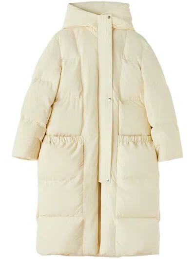 JIL SANDER GESTEPPTER KAPUZENMANTEL