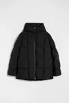 Jil Sander+ Quilted Down Jacket In Black