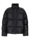 Jil Sander Nylon Down Puffer Jacket With High Collar In Black