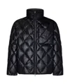 Jil Sander Diamond-quilted Recycled Nylon Down Jacket In Black