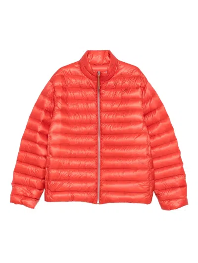 Jil Sander+ Quilted Down Jacket In Orange