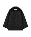 Jil Sander Quilted Jacket In Black