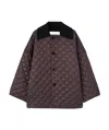 Jil Sander Quilted Jacket In Black