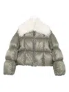 Jil Sander Quilted Jacket In Green