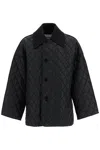 Jil Sander Quilted Maxi Jacket With Detachable