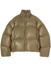 Jil Sander Women's Biscuit Nylon Dona Jacket In Brown