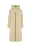 Jil Sander Women Cream Polyester Down Jacket In Neutral