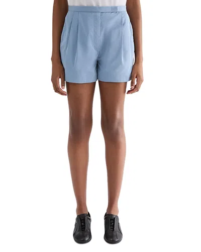 Jil Sander Radzimir Pleated Shorts In Blue
