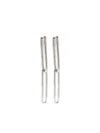Jil Sander Rectangle-link Earrings In Metallic