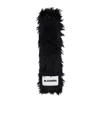 Jil Sander Rectangular Scarf In Black