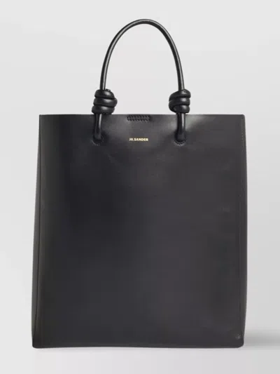 JIL SANDER RECTANGULAR SHAPE TOP HANDLES SHOULDER STRAP BAG
