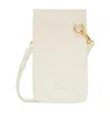 Jil Sander Rectangular-shaped Neck Phone Holder In White