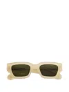 Jil Sander Rectangular-frame Sunglasses In Metallic