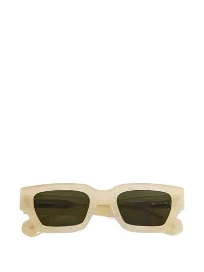 Jil Sander Rectangular-frame Sunglasses In Metallic