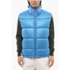 Jil Sander Recycled Nylon Sleeveless Down Jacket With Front Zip