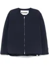 Jil Sander Zip-up Jacket In Blue