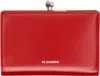 Jil Sander Red Goji Small Wallet In Red