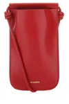Jil Sander Red Leather Phone Case