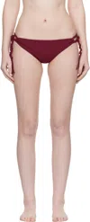 Jil Sander Red Tangle Bikini Bottom In Red