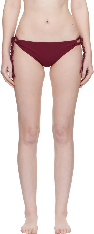 Jil Sander Red Tangle Bikini Bottom