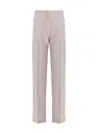 Jil Sander Refined Slim Pants In Viscose In Gray