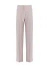 Jil Sander Refined Slim Pants In Viscose In Pink