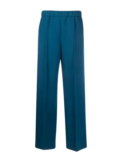 Jil Sander Regular & Straight Leg Pants In Blue