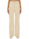 Jil Sander Flared Pants In Neutrals