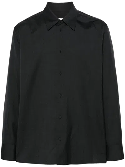 JIL SANDER REGULAR FIT SHIRT,J22DL0242.J40171 018 CARBON GREY