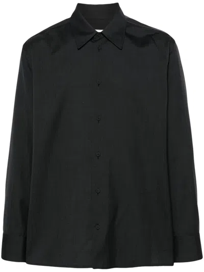 Jil Sander Regular Fit Shirt In Black