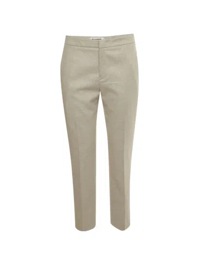 Pre-owned Jil Sander Regular-fit Trousers In Neutrals