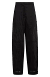 Jil Sander Relaxed Cotton Organdy Straight Leg Pants