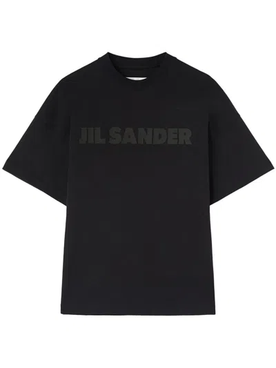 Jil Sander Relaxed-fit Black Cotton T-shirt