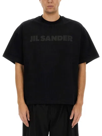 Jil Sander Relaxed Fit Black T-shirt