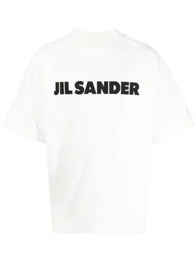 Jil Sander Relaxed-fit Cotton T-shirt With Bold Logo Print