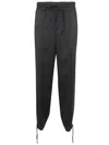 Jil Sander Relaxed Fit Jogging Pant With Tuxedo Band Clothing In Black