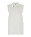 Jil Sander Sheer Blouse In White