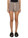 Jil Sander Relaxed-fit Sweatshirt Bermuda With Drawstring Waistband