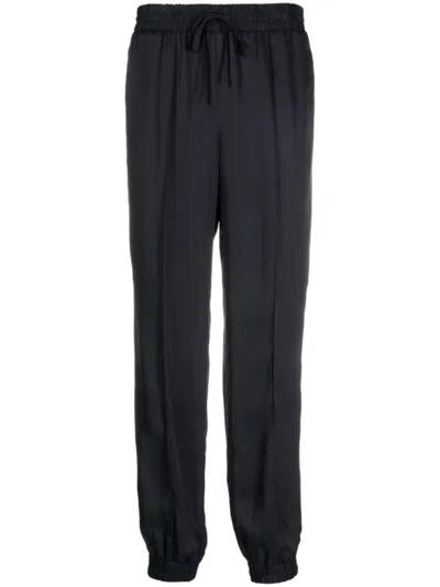 Jil Sander Relaxed Fit Trousers With Elastic Waistband In Black