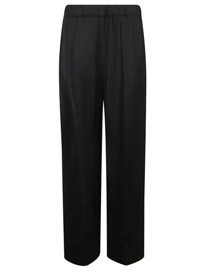 Jil Sander Relaxed Fit Trousers With Straight Leg In Black