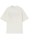 Jil Sander Relaxed-fit White Cotton T-shirt In Neutrals
