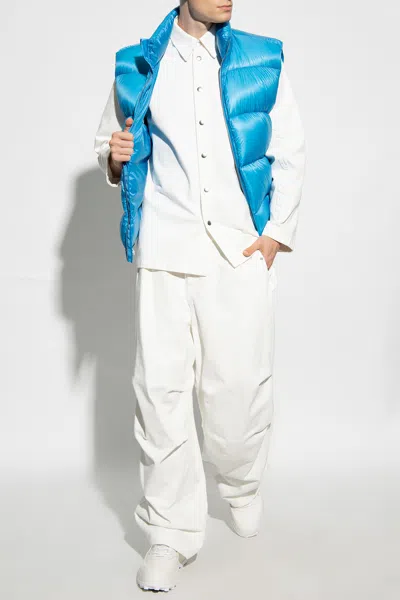 Jil Sander Relaxed-fitting Cotton Trousers In White