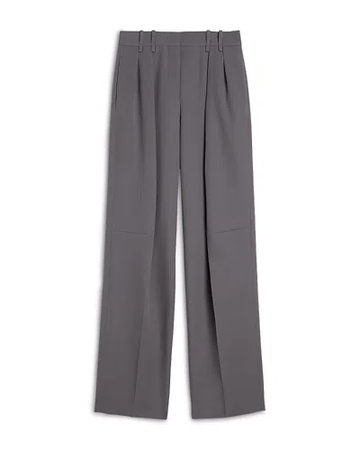 Jil Sander Relaxed Pleated Pants In Gray