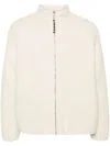 Jil Sander Reversible Shearling Cotton Jacket In Neutrals